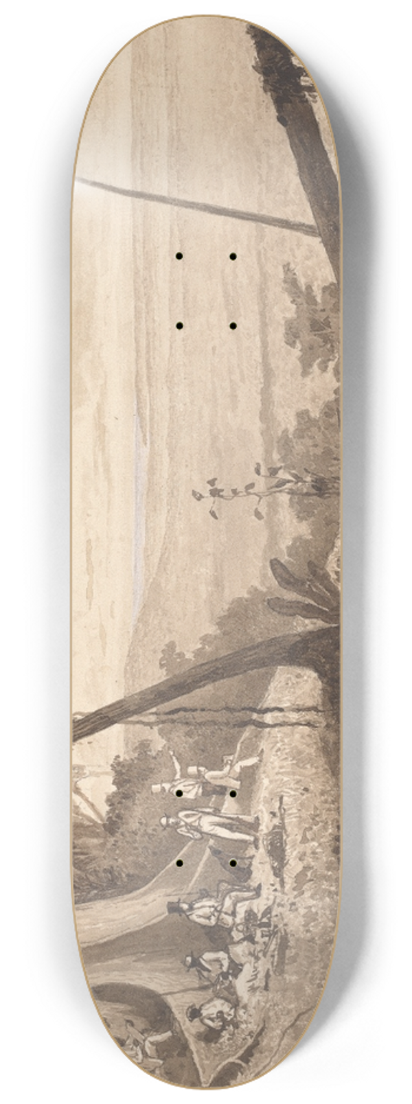 Michel Jean Cazabon - Cedar Point, Tamana 8.25 inch art skate deck