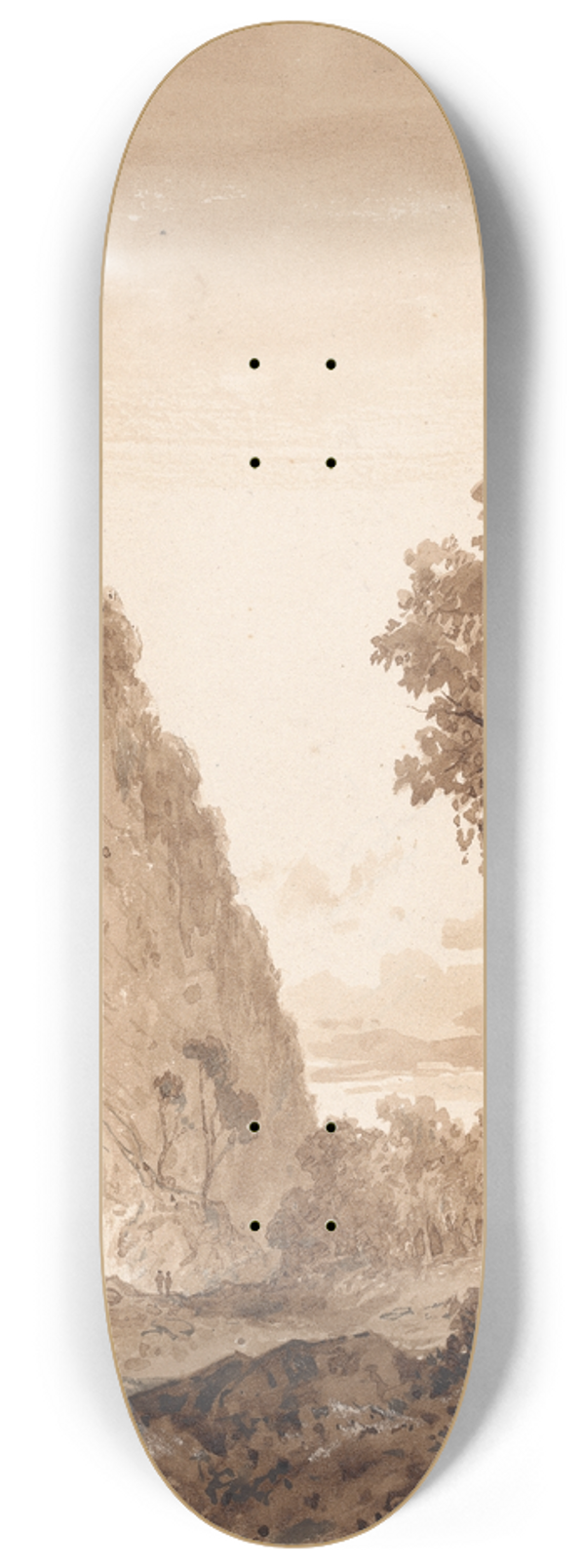 Michel Jean Cazabon - Maraccas Waterfall 8.25 inch art skate deck