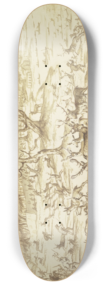 Michiel Carree - Groe Treibjagd 8.25 inch art skate deck