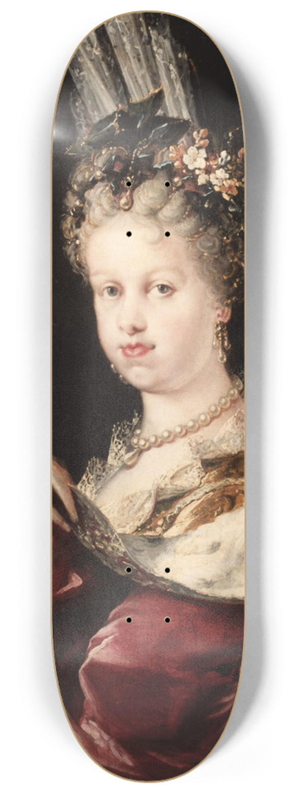 Miguel Jacinto Melndez - Mara Luisa Gabriela de Saboya 8.25 inch art skate deck