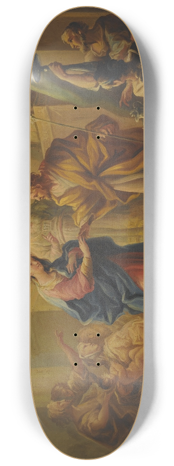 Miguel Parra Abril - The Marriage Of The Virgin 8.25 inch art skate deck