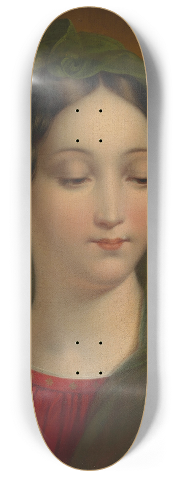 Mihael Stroj - Portrait of the Madonna 8.25 inch art skate deck