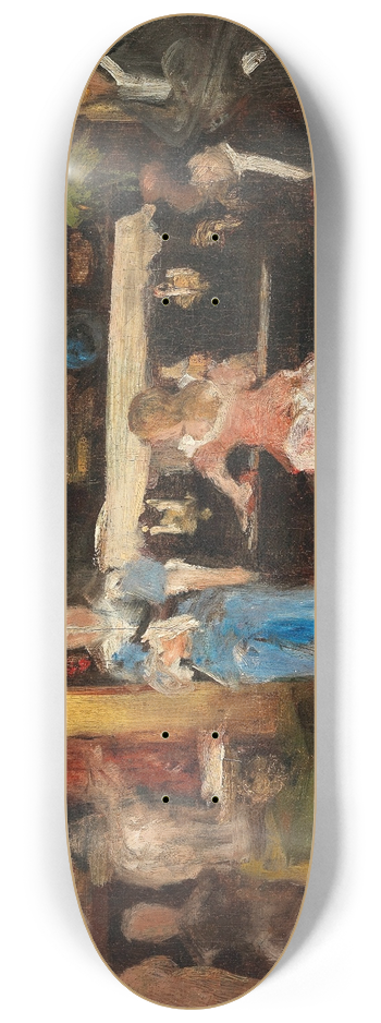 Mihly Munkcsy - Musikabend im privaten Salon 8.25 inch art skate deck