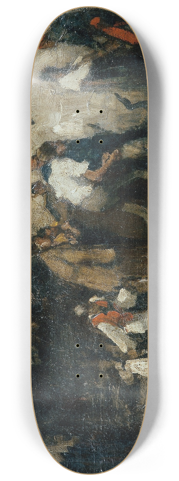 Mihly Munkcsy - Ungarische Dorfszene 8.25 inch art skate deck