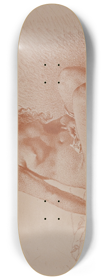 Mihly Zichy - Nude Print 8.25 inch art skate deck