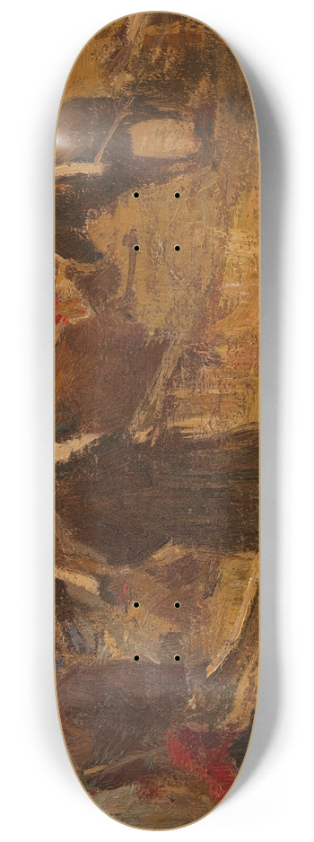 Mikhail Filippovich Ivanov - Market Place in Nizhny Novgorod 8.25 inch art skate deck