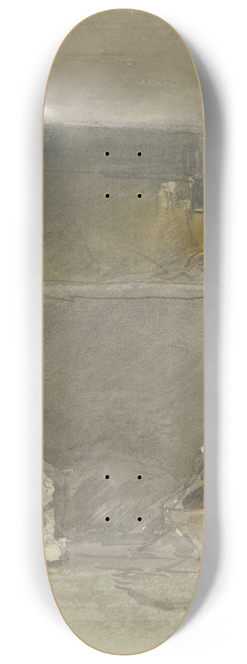 Anton Burger - Innenraum eines Bauernhauses 8.25 inch art skate deck