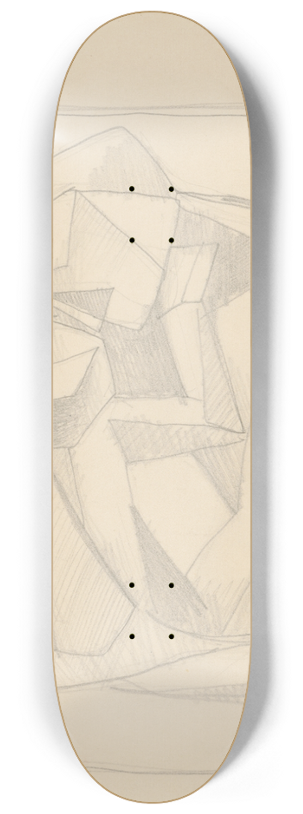 Mikul Galanda - Skicr s rznymi tdijnmi kresbami IV 8.25 inch art skate deck