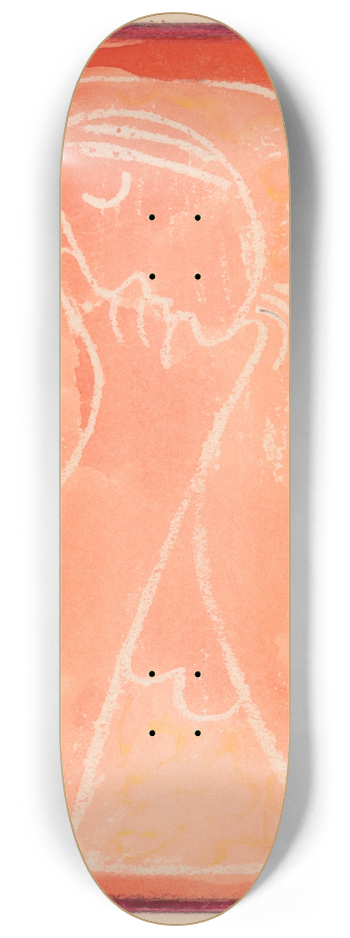 Mikul Galanda - Thoughtful 8.25 inch art skate deck