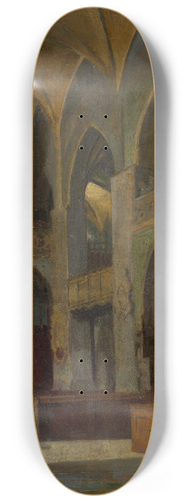 Milan Florin - Inside The Church Of St. James In Levoa 8.25 inch art skate deck