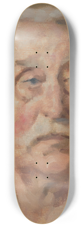 Milan Thomka Mitrovsk - Portrait of the artists father 8.25 inch art skate deck