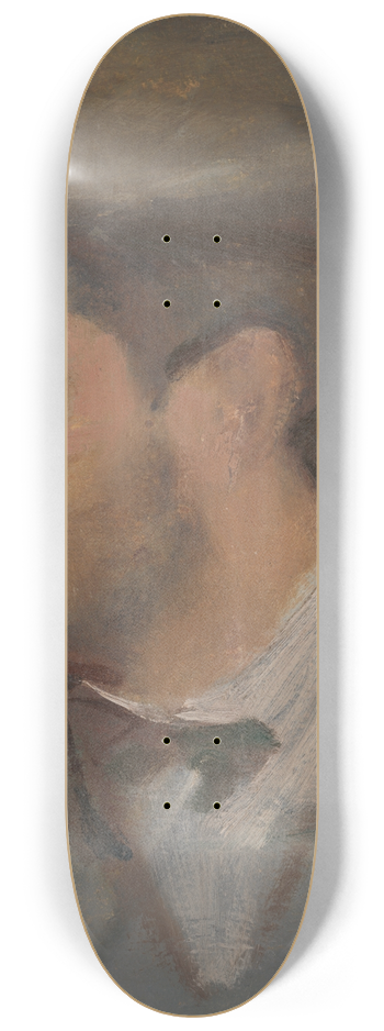 Milan Thomka Mitrovsk - Self-Portrait  Small 8.25 inch art skate deck