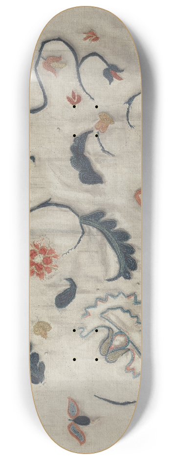 Mildred E. Bent - Embroidered Petticoat (Detail) 8.25 inch art skate deck