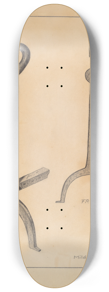 Mildred Ford - Andiron 8.25 inch art skate deck
