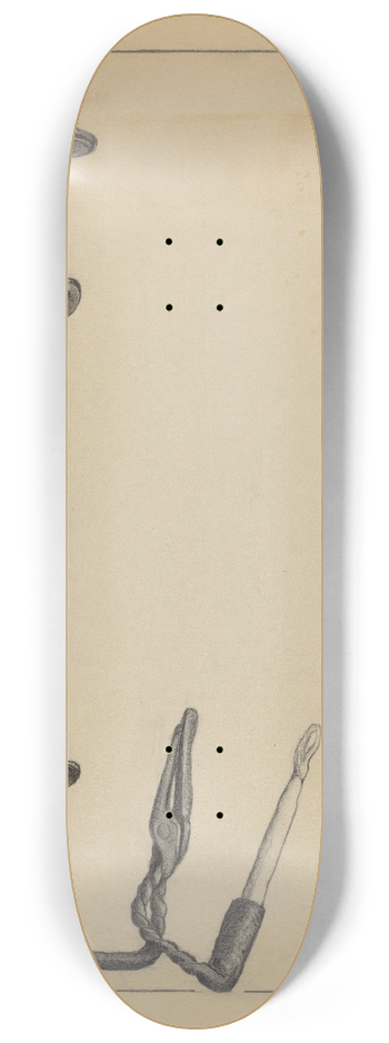 Mildred Ford - Rush Light and Candle 8.25 inch art skate deck