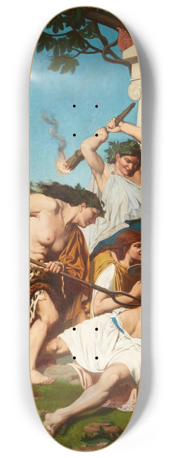 mile Bin - The Death of Orpheus 8.25 inch art skate deck