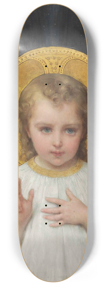 mile Munier - Jesus 8.25 inch art skate deck