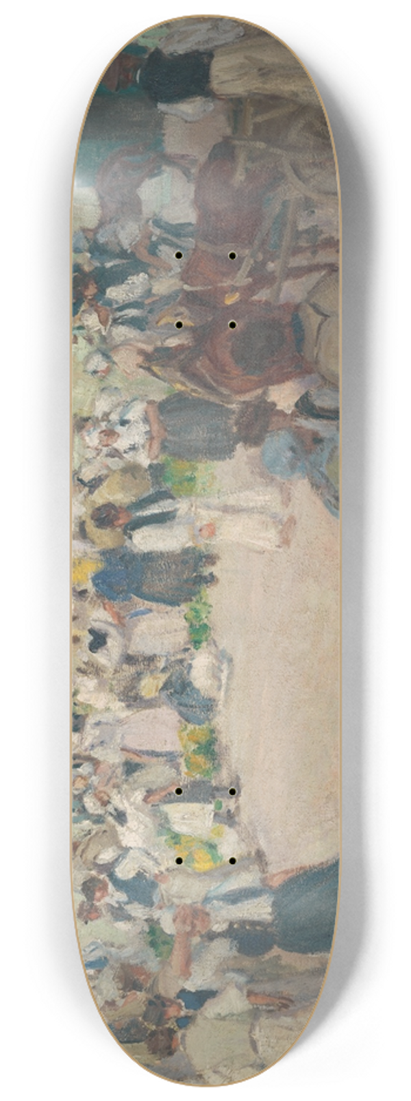 Milo Jirnek - Market in Myjava 8.25 inch art skate deck