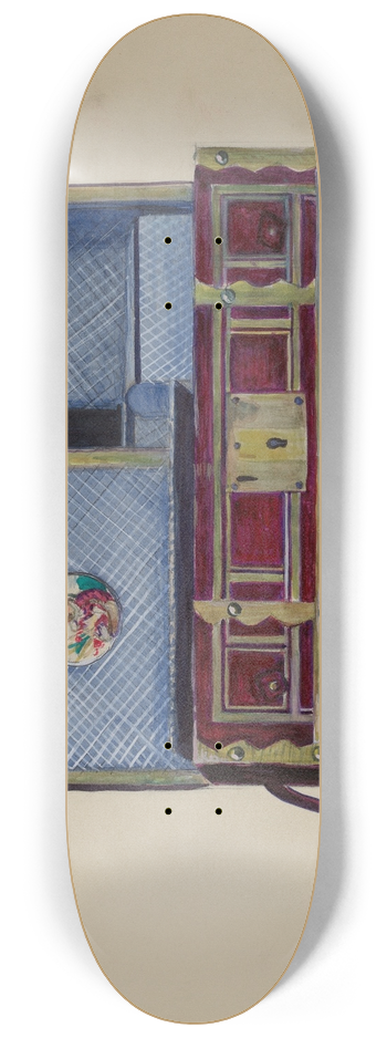 Mina Lowry - Dolls Trunk 8.25 inch art skate deck