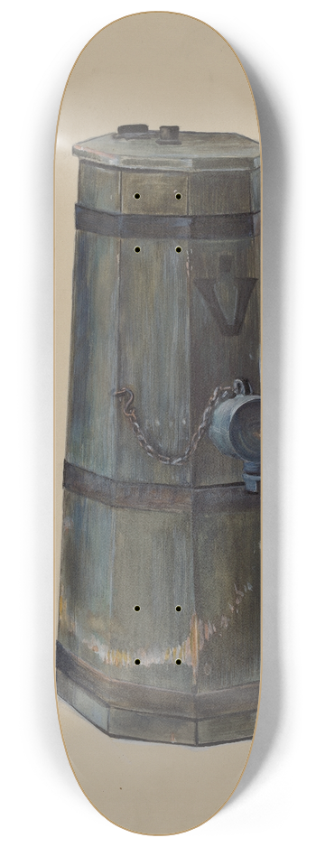 Mina Lowry - Fire Hydrant 8.25 inch art skate deck