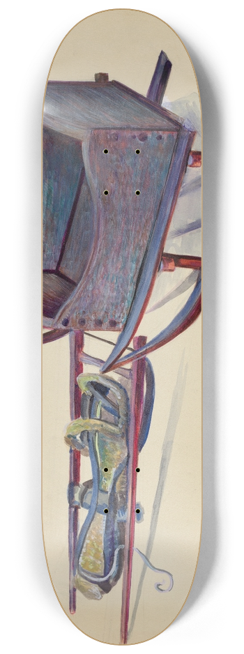 Mina Lowry - Toy Sleigh 8.25 inch art skate deck