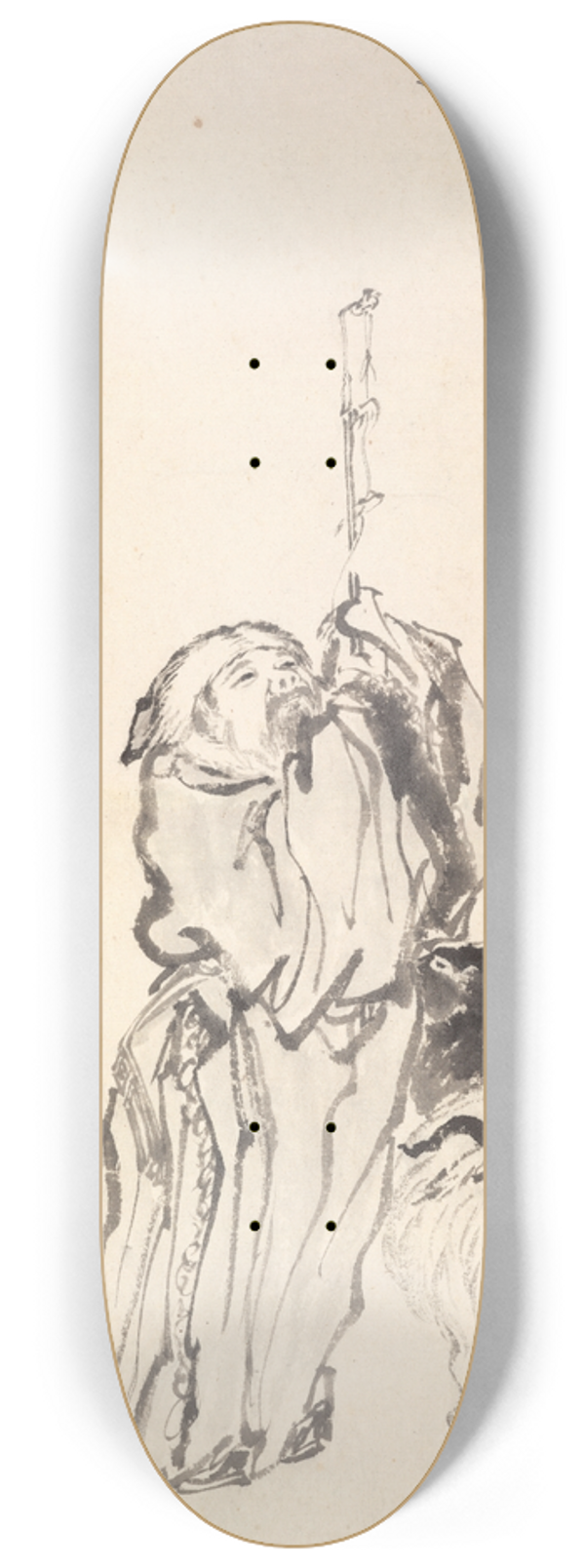 Min Zhen - Su Wu the Shepherd 8.25 inch art skate deck