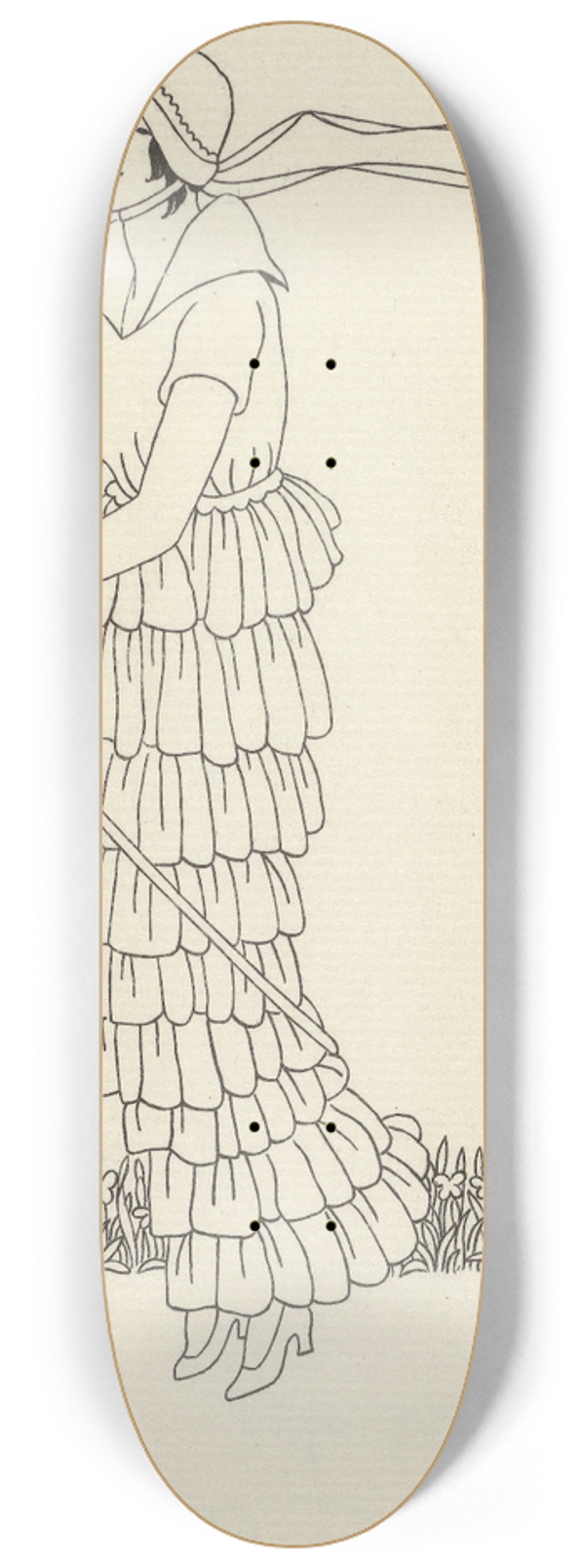 Monogrammist MFN - Robe de nansouk 8.25 inch art skate deck