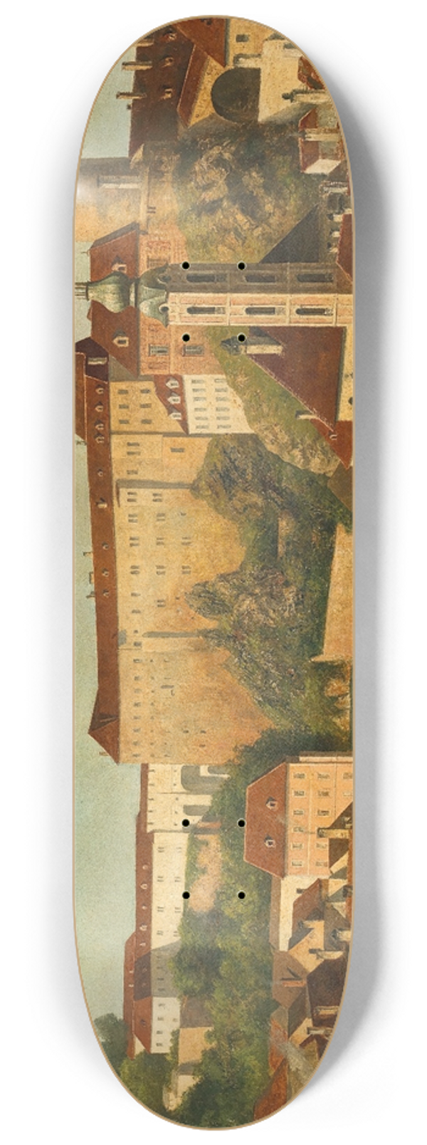 Moritz Stifter - Blick auf Krumau 8.25 inch art skate deck