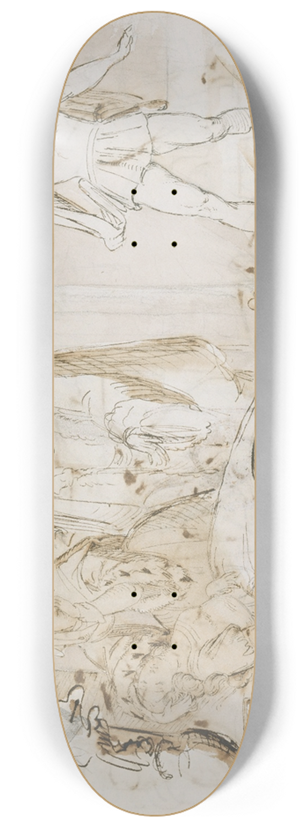 Moritz von Schwind - Fairy tale scene 8.25 inch art skate deck