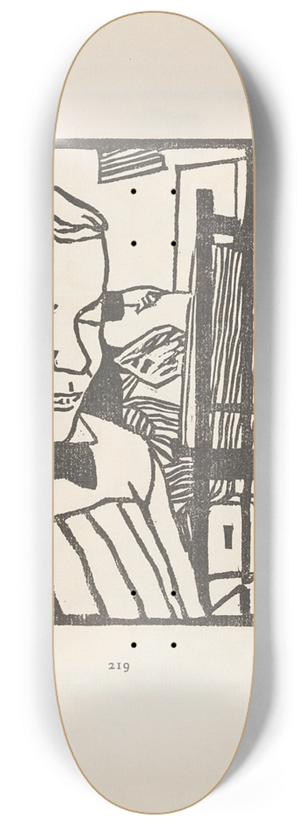 Moriz Jung - Portrt 8.25 inch art skate deck