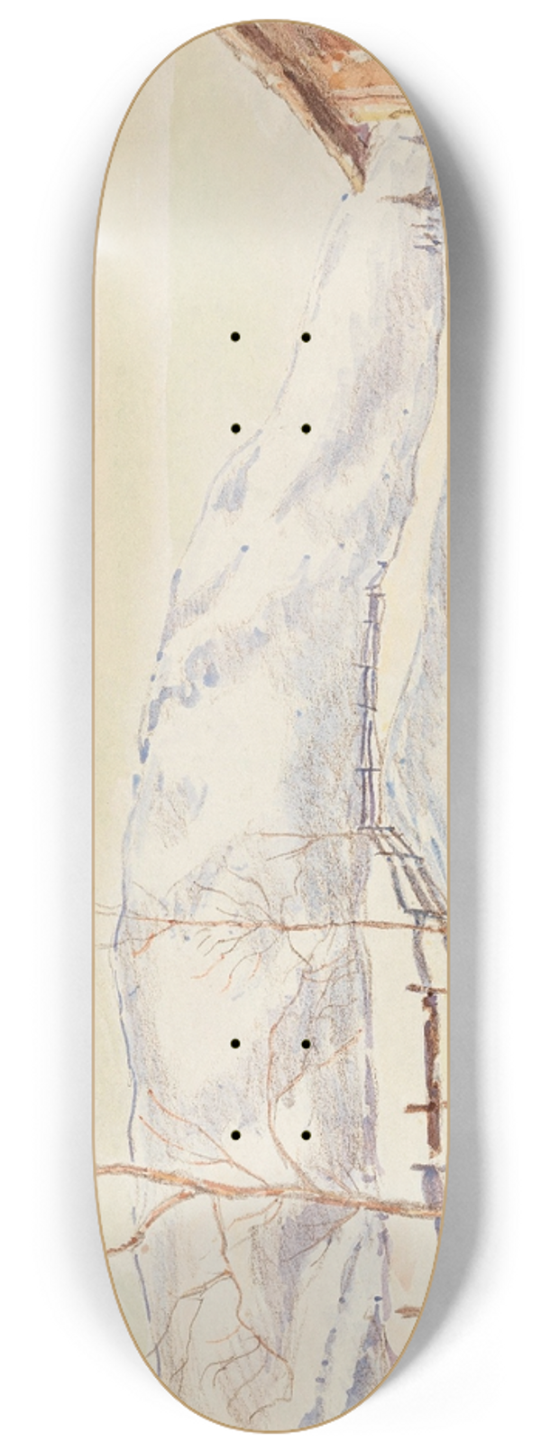 Anton Emanuel Peschka - Schneeberg 8.25 inch art skate deck