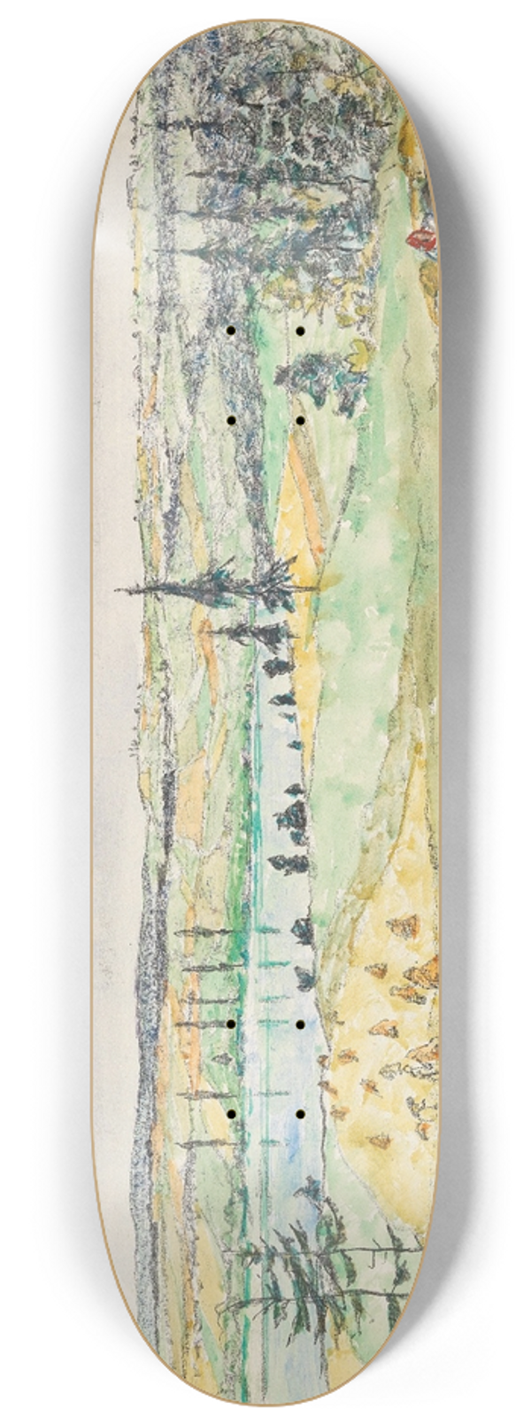 Anton Emanuel Peschka - The Harvest 8.25 inch art skate deck