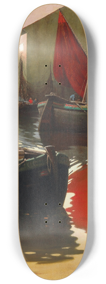 Adolf Kaufmann - Motif Of Chioggia 8.25 inch art skate deck