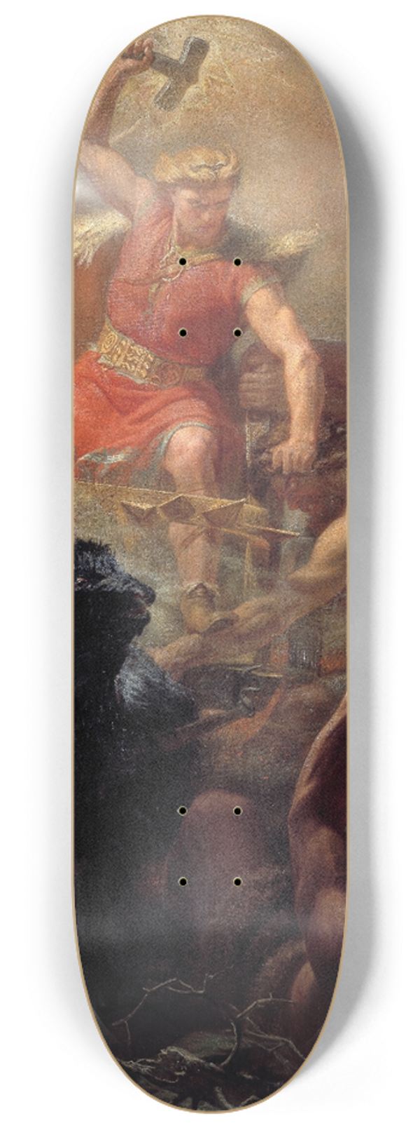 Mrten Eskil Winge - Tors Fight With The Giants 8.25 inch art skate deck