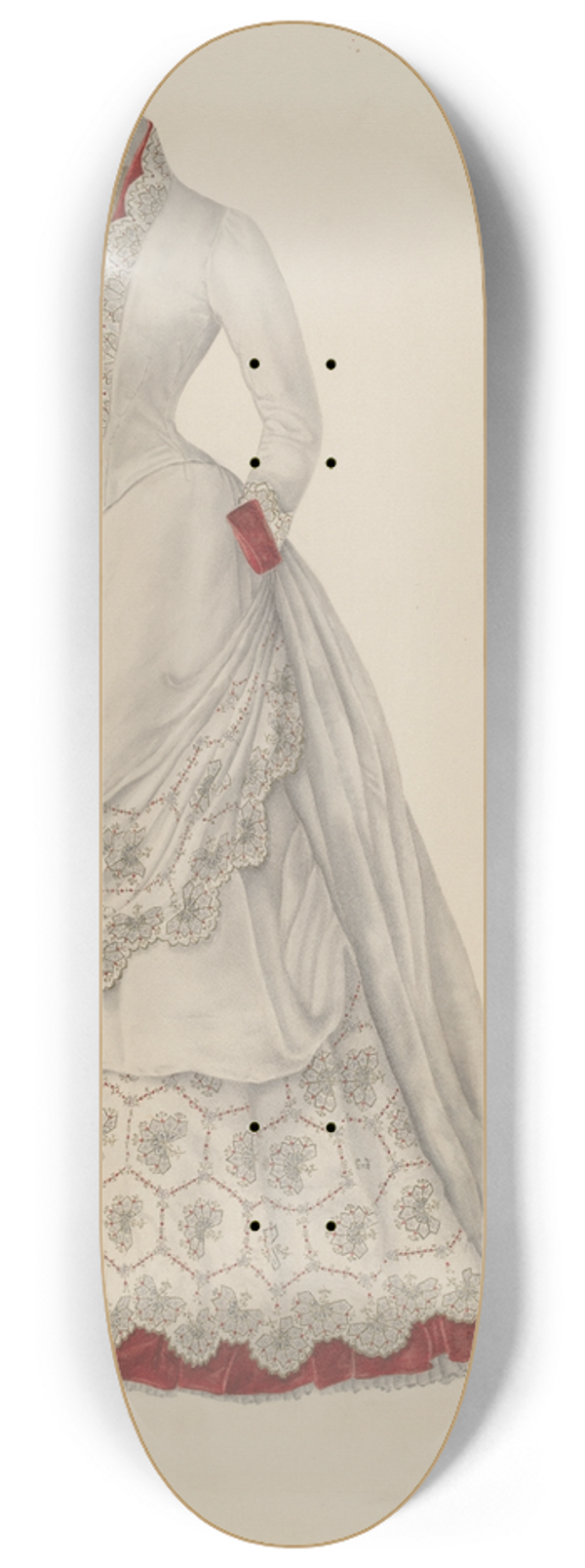 Nancy Crimi - Visiting Dress 8.25 inch art skate deck