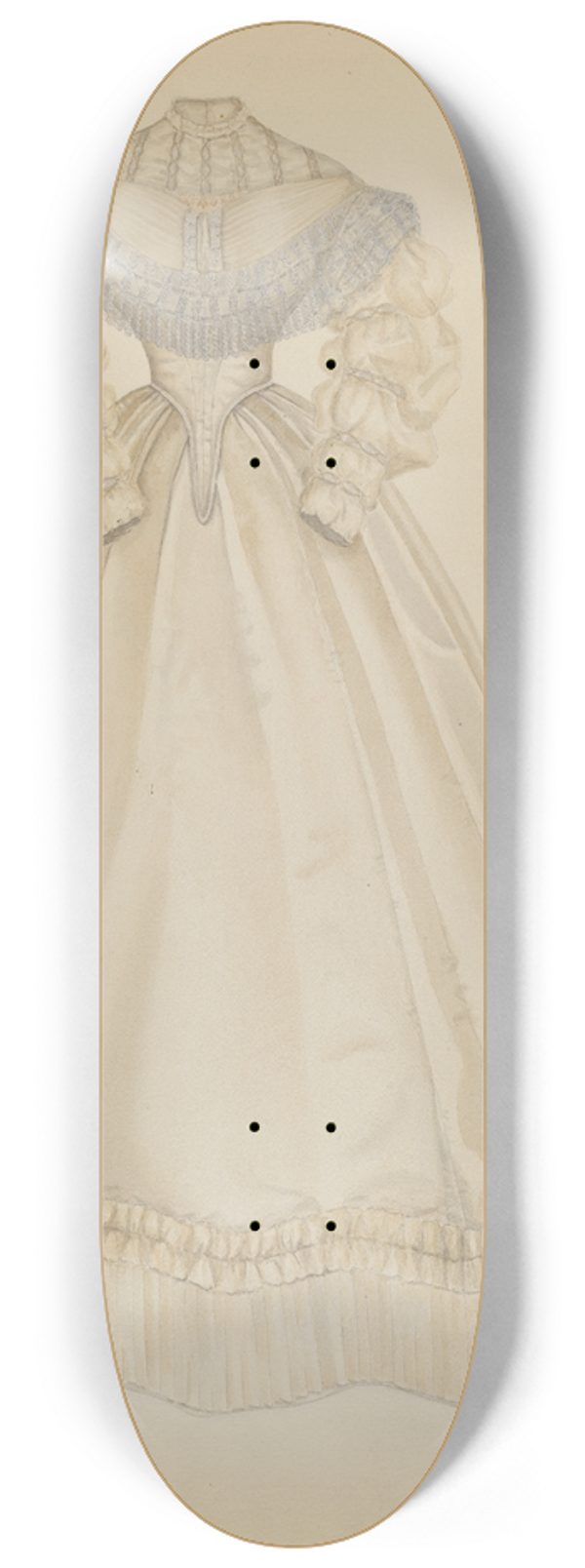 Nancy Crimi - Wedding Dress 8.25 inch art skate deck