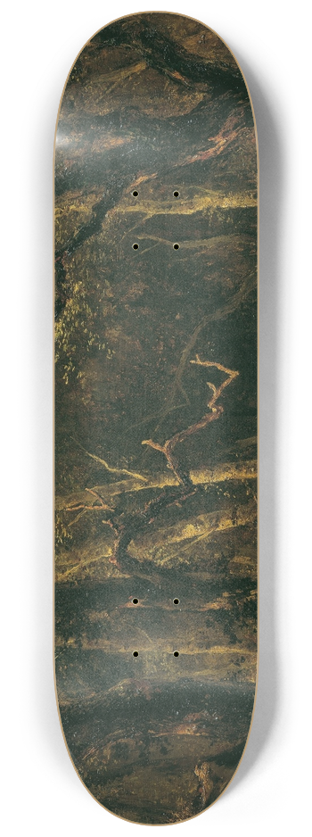 Narcisse-Virgile Diaz de La Pea - Waldinneres 8.25 inch art skate deck