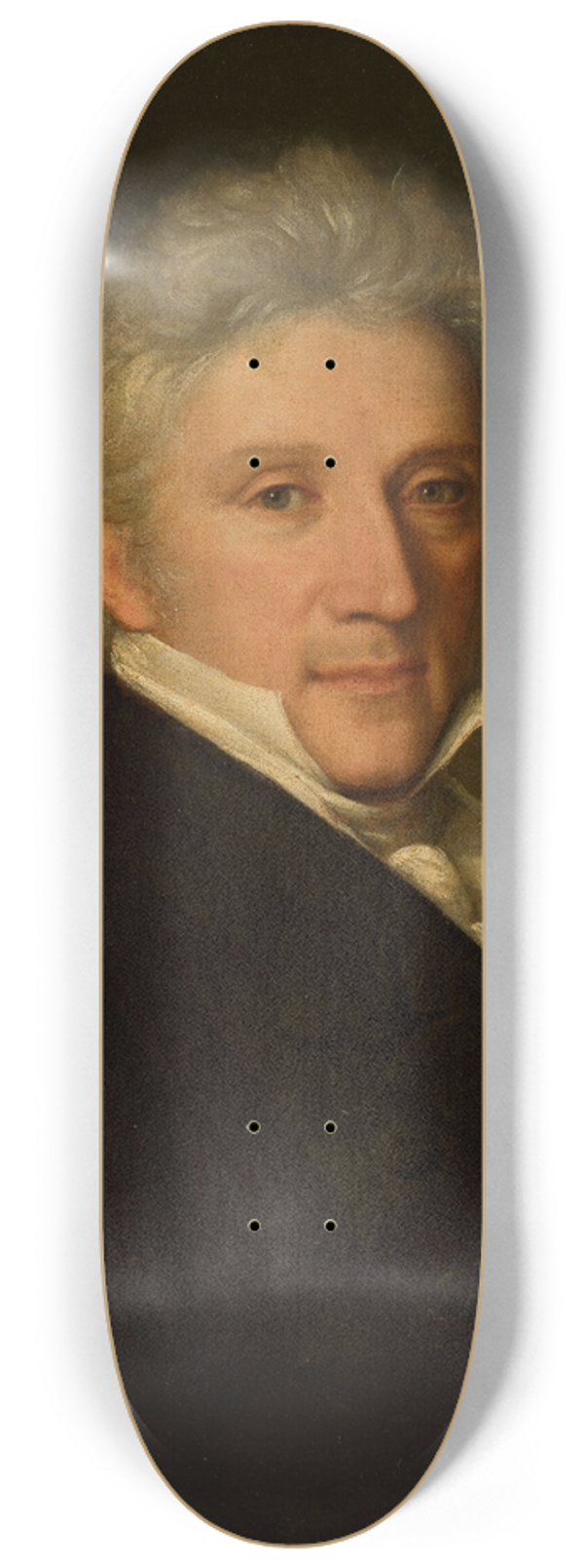 Natale Schiavone - Portrait of Count Cigoniar 8.25 inch art skate deck