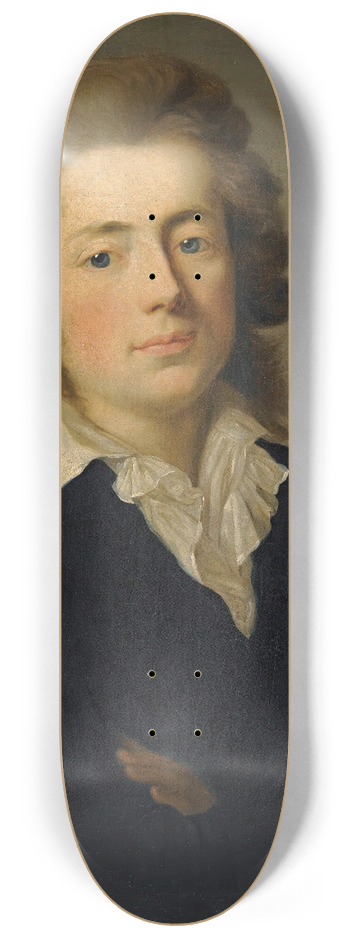 Anton Graff - Portrait Of Jan Potocki 8.25 inch art skate deck