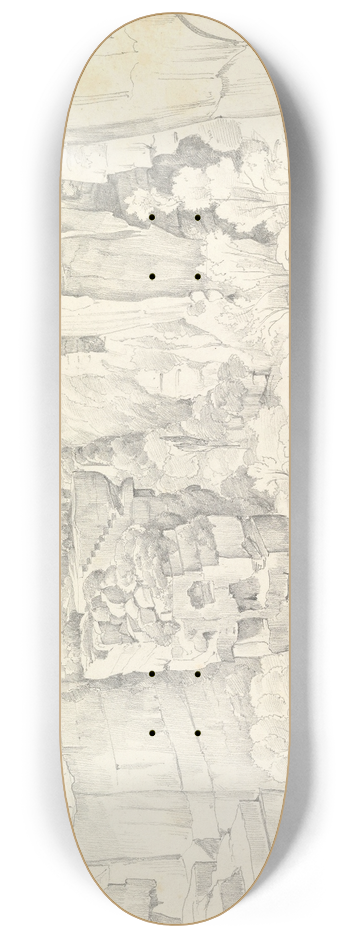 Anton Hallmann - Cloister in Syracuse 8.25 inch art skate deck