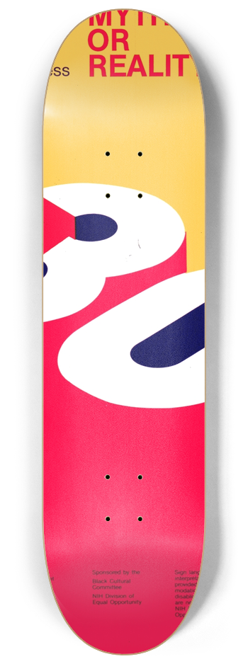 National Institutes of Health - Myth or reality 8.25 inch art skate deck