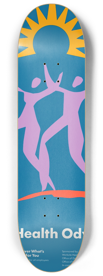 National Institutes of Health - NIH health odyssey 8.25 inch art skate deck