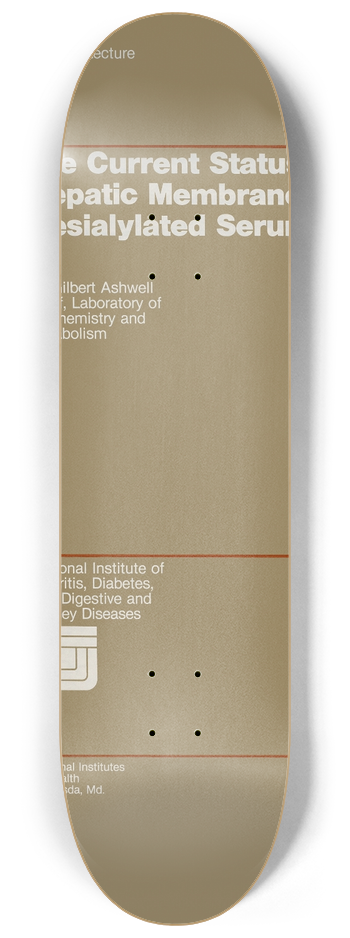 National Institutes of Health - The current status of the hepatic membrane receptor for desialylated serum glycoproteins 8.25 inch art skate deck