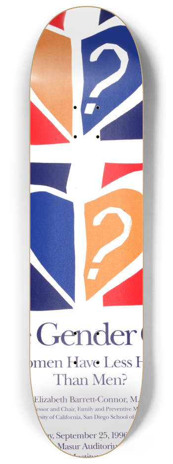 National Institutes of Health - The gender gap 8.25 inch art skate deck