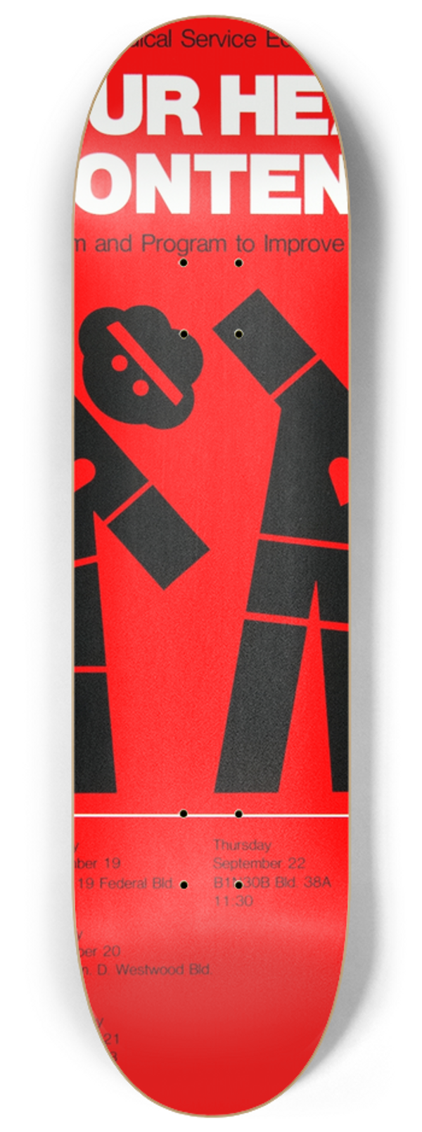 National Institutes of Health - To your hearts content 8.25 inch art skate deck