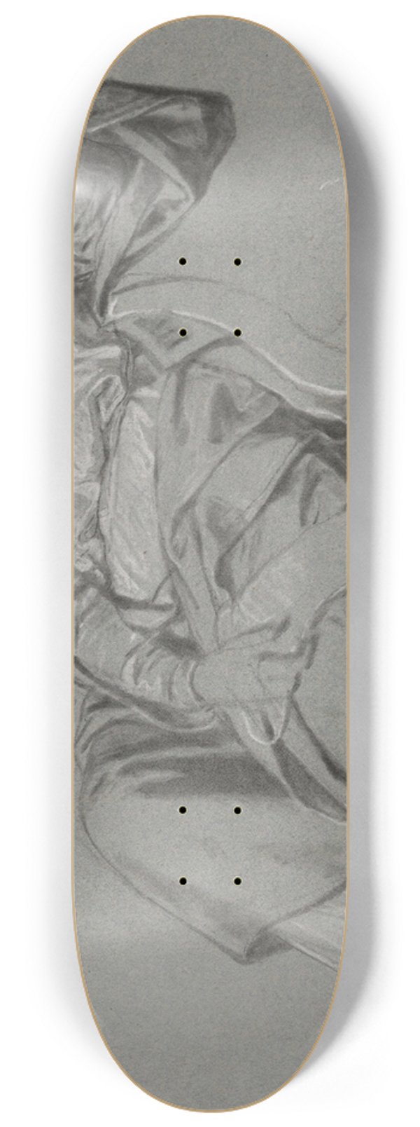 Nicaise De Keyser - Allegorical Figure of the Gothic 8.25 inch art skate deck