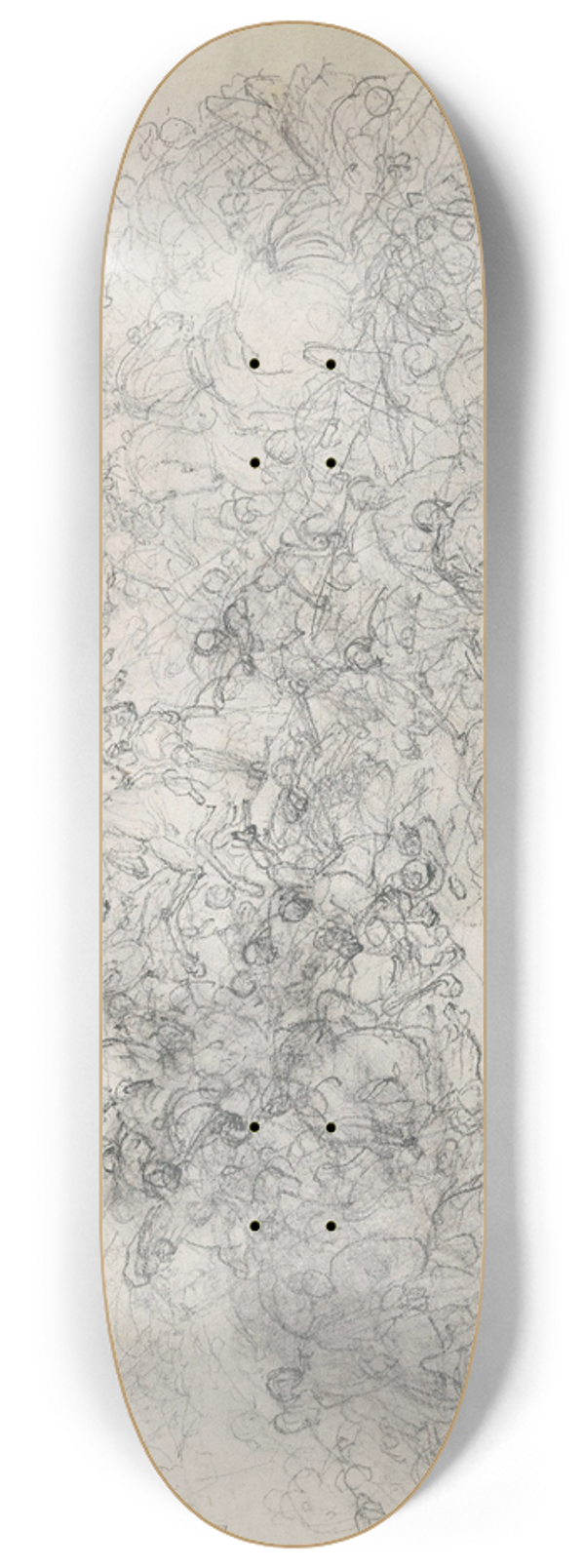 Nicaise De Keyser - Battle Scene 8.25 inch art skate deck
