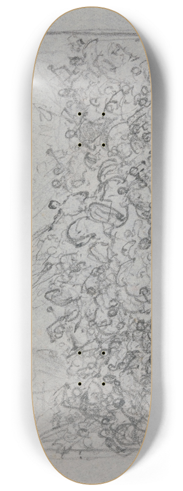 Nicaise De Keyser - Battle Scene 8.25 inch art skate deck