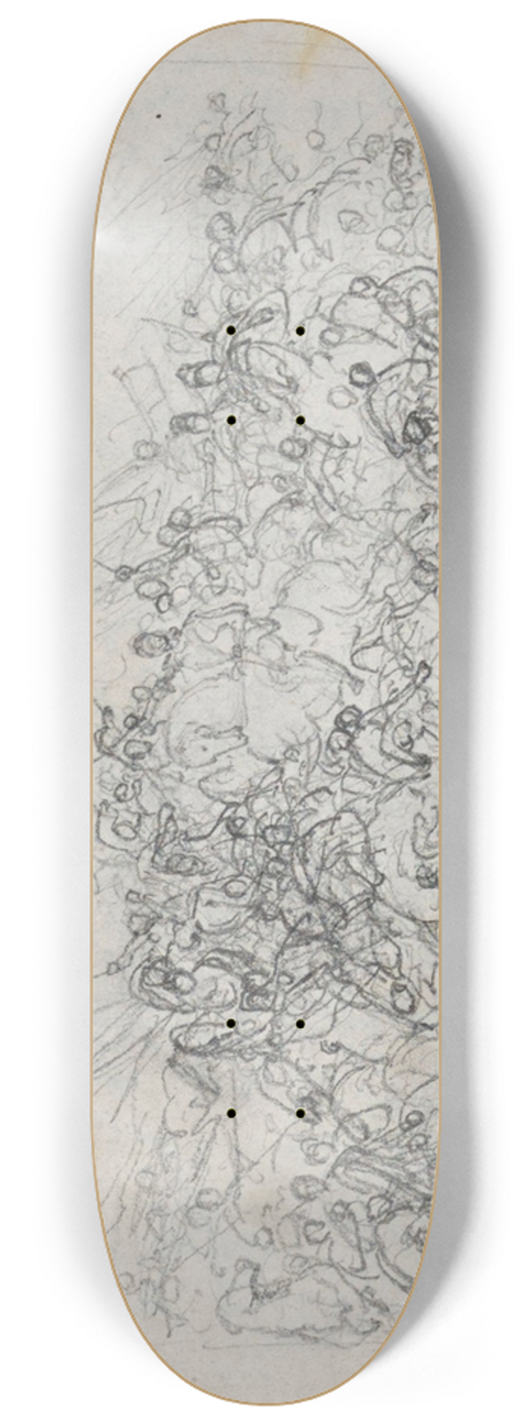 Nicaise De Keyser - Battle Scene 8.25 inch art skate deck