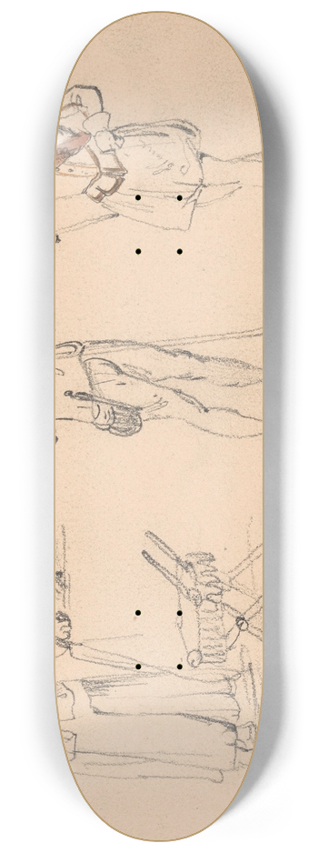 Nicaise De Keyser - Figures 8.25 inch art skate deck